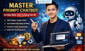 Khóa Học Làm Chủ Master Prompt & Chatbot – Công Thức Xây Dựng Cỗ Máy Kiếm Tiền Tự Động Cùng NDGroup Media